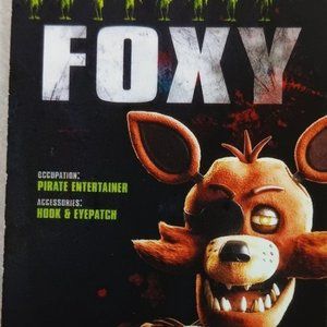 Five Nights At Freddy's FOXY Promo Card FNAF Dave & Busters Halloween 2023 NEW